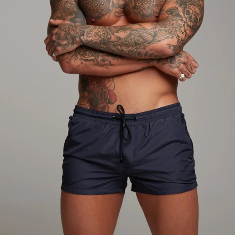 Men's Athletic Swimming Shorts Quick Dry Surf Board Trunks
