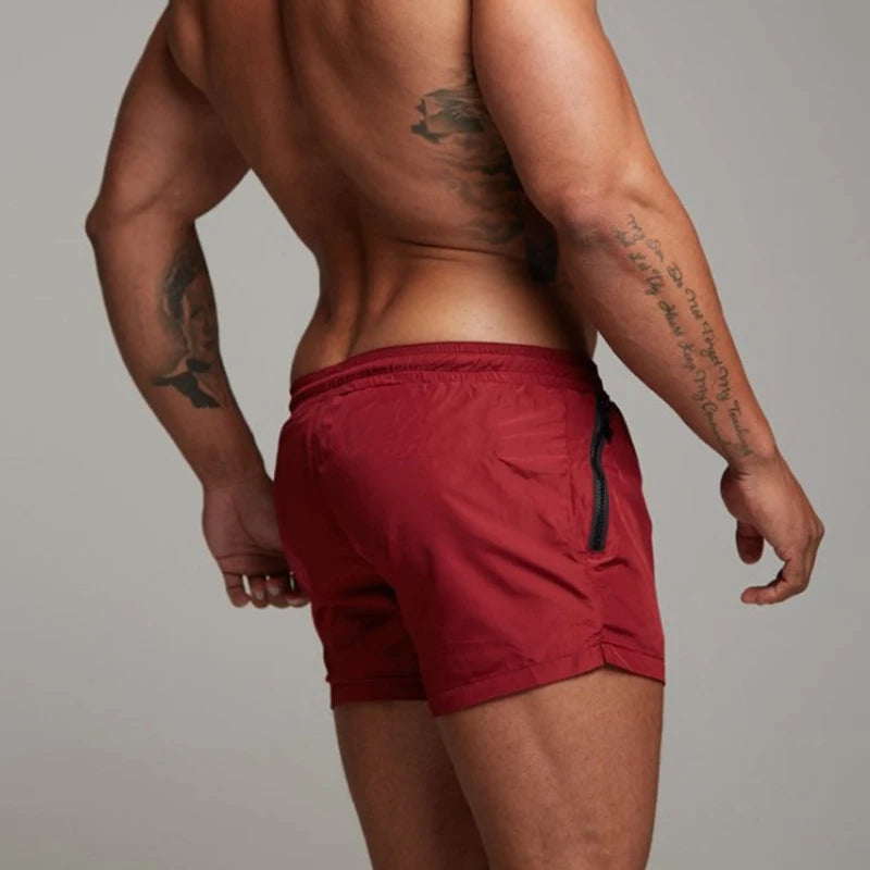 Men's Athletic Swimming Shorts Quick Dry Surf Board Trunks