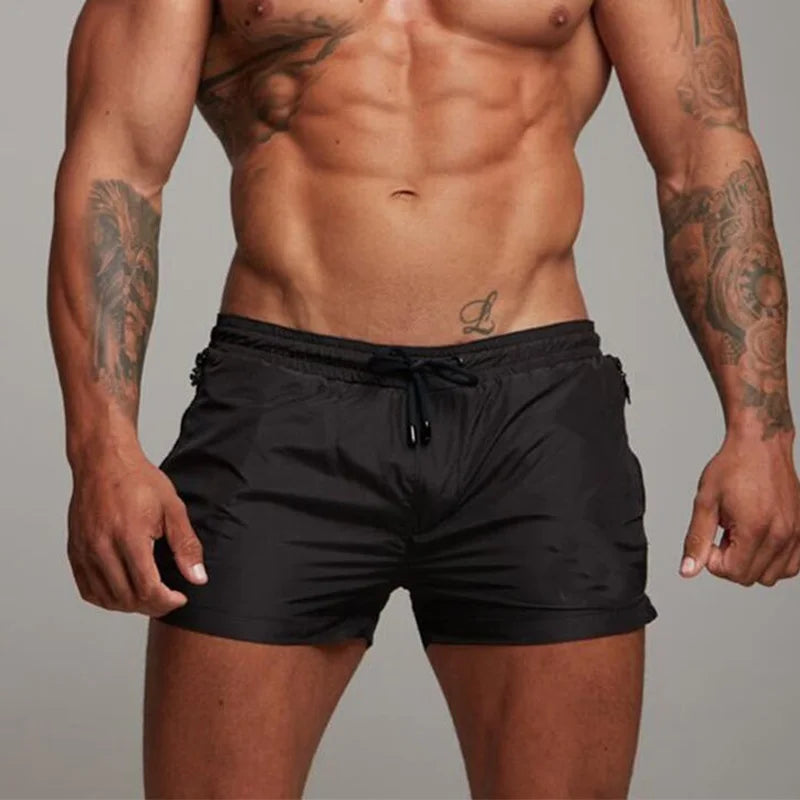 Men's Athletic Swimming Shorts Quick Dry Surf Board Trunks
