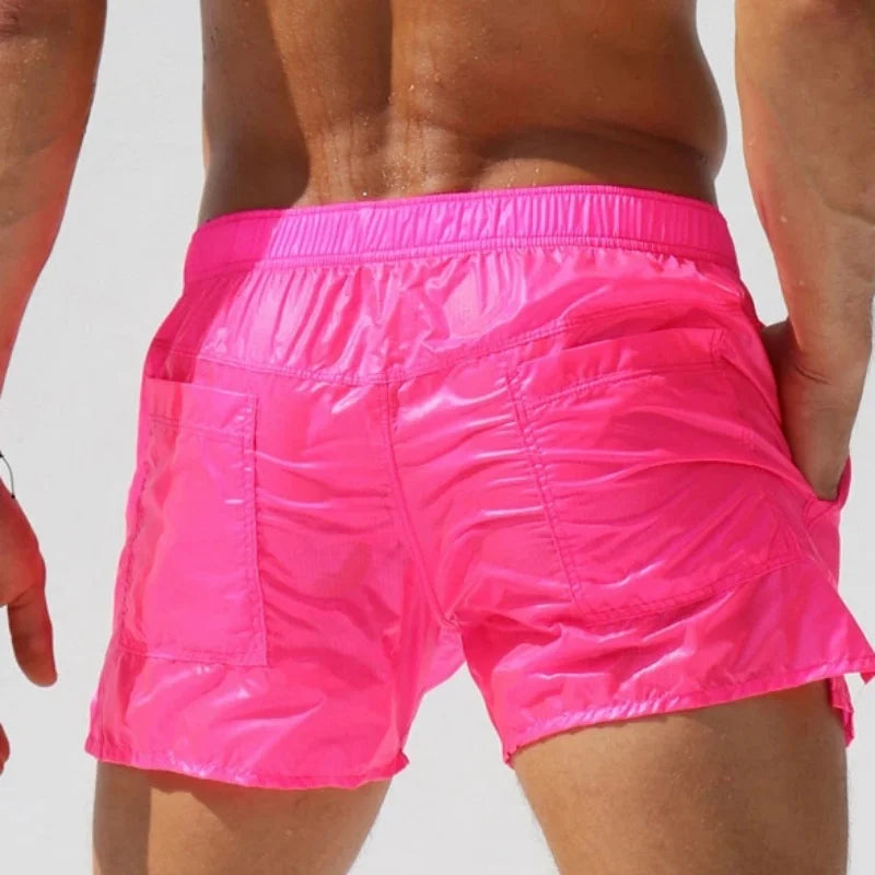 Men's Quick Dry Summer Swim Trunks Beach Board Shorts