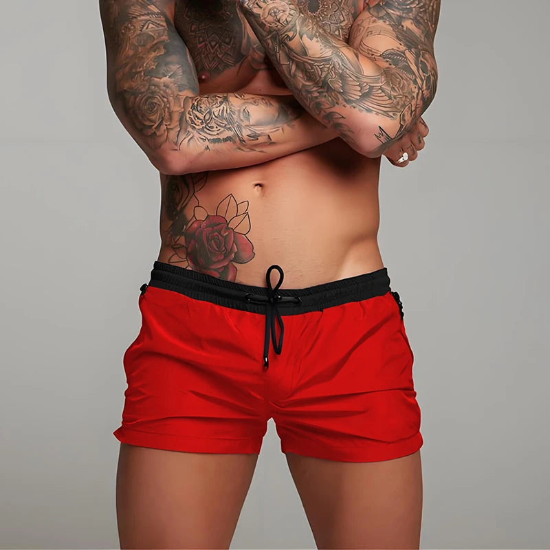 Men's Athletic Swimming Shorts Quick Dry Surf Board Trunks