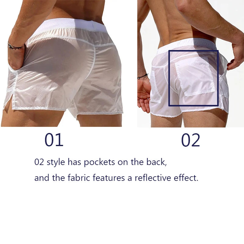 Men's Quick Dry Summer Swim Trunks Beach Board Shorts