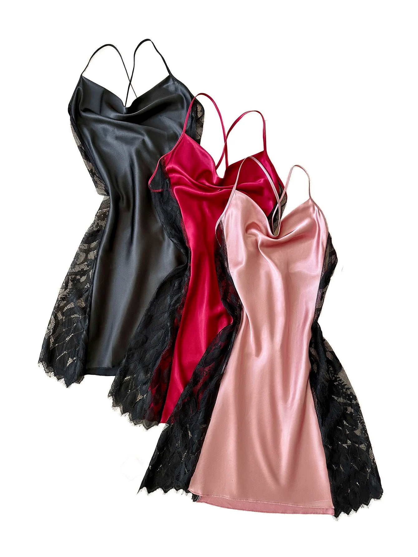 Simple Elegant Lace Nightdress For Versatile Loungewear And Parties