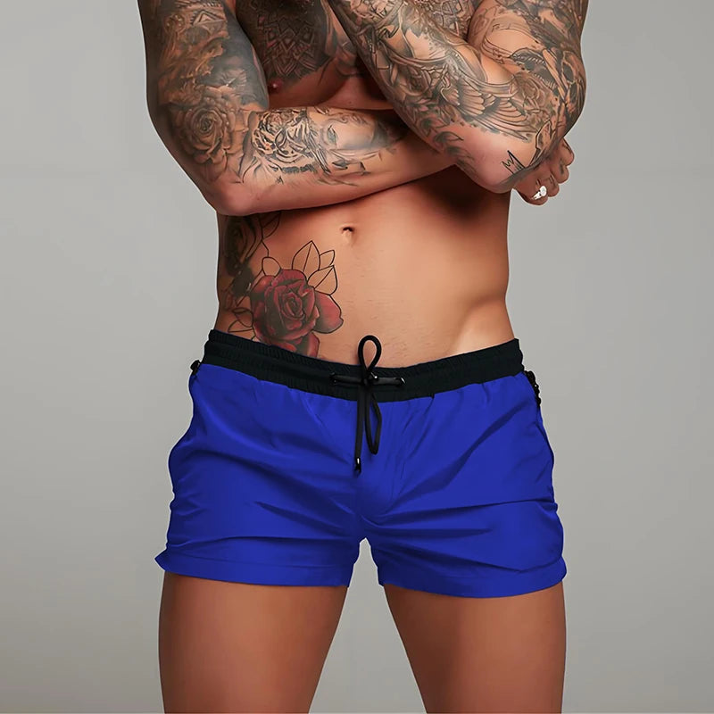 Men's Athletic Swimming Shorts Quick Dry Surf Board Trunks