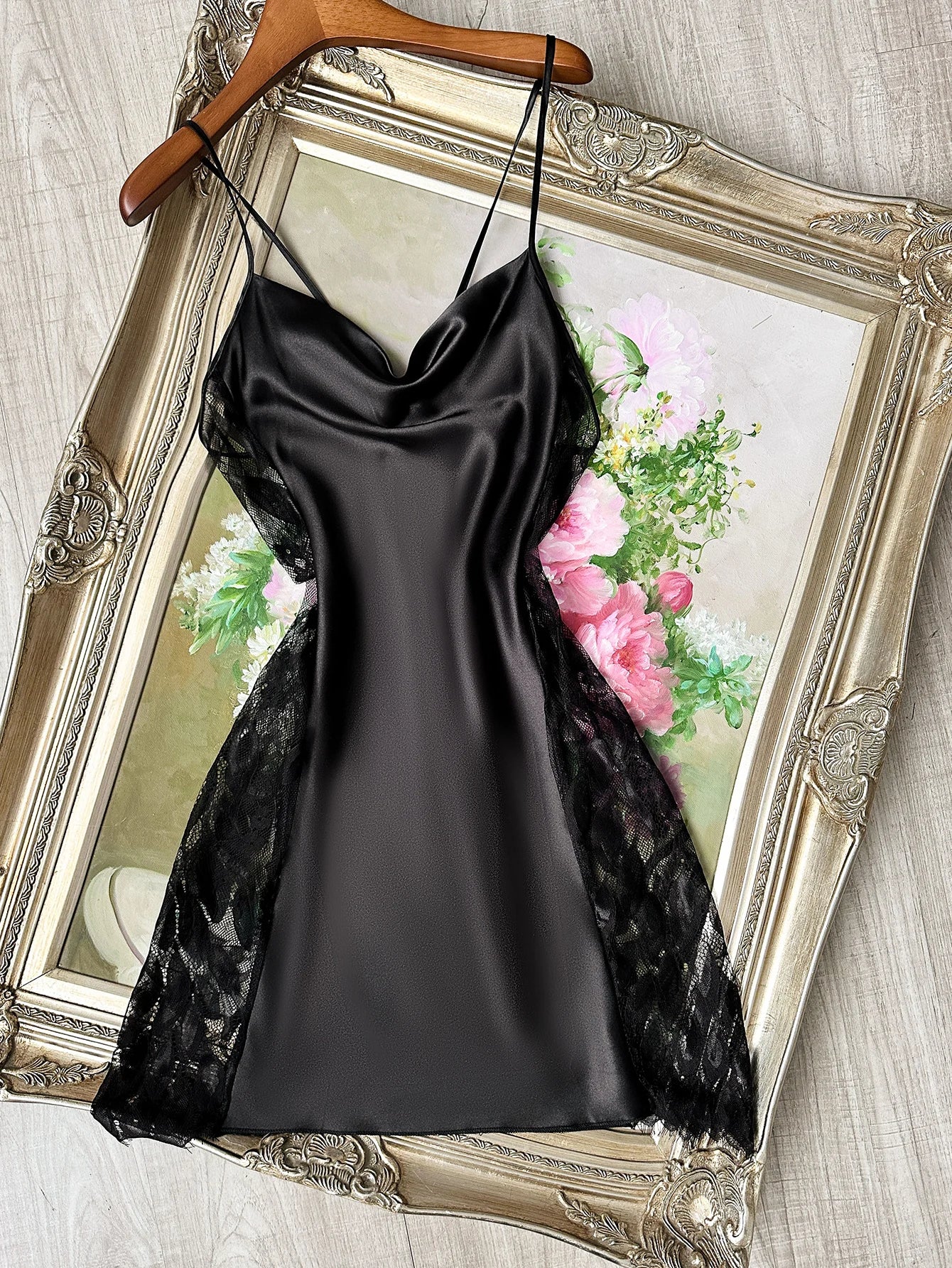Simple Elegant Lace Nightdress For Versatile Loungewear And Parties