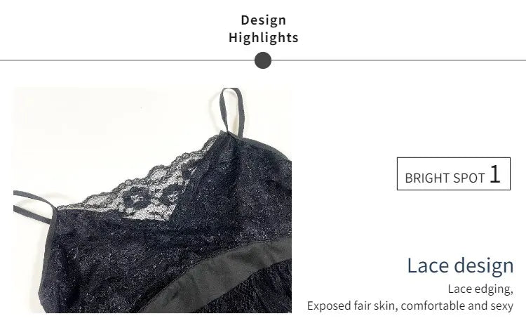 Elegant Floral Lace Nightdress Women's Soft Chemise Sleepwear With Comfortable Matching Set
