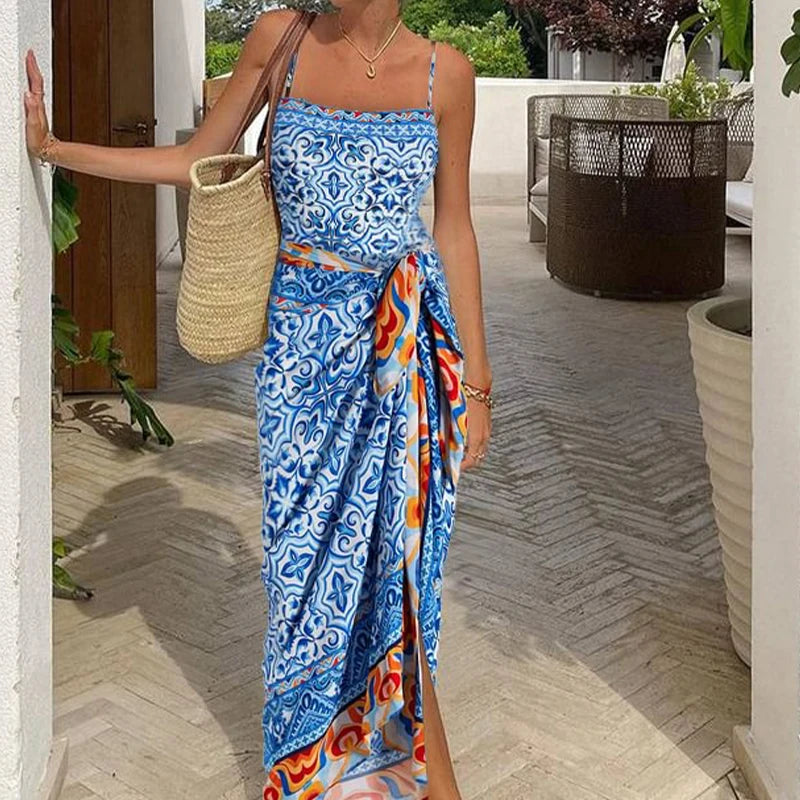 Women's One Piece Swimsuit With Matching Beach Cover Up