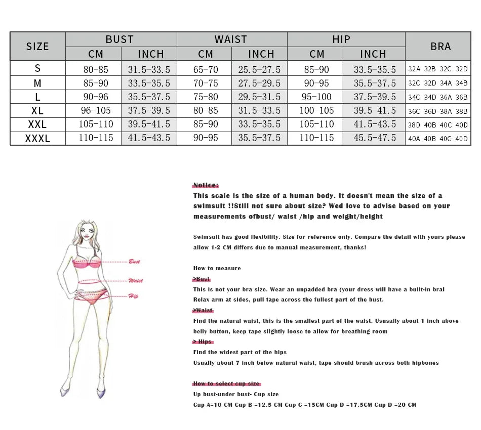 Women High Cut Patchwork Bikini Set Brazilian Beachwear Swimsuit