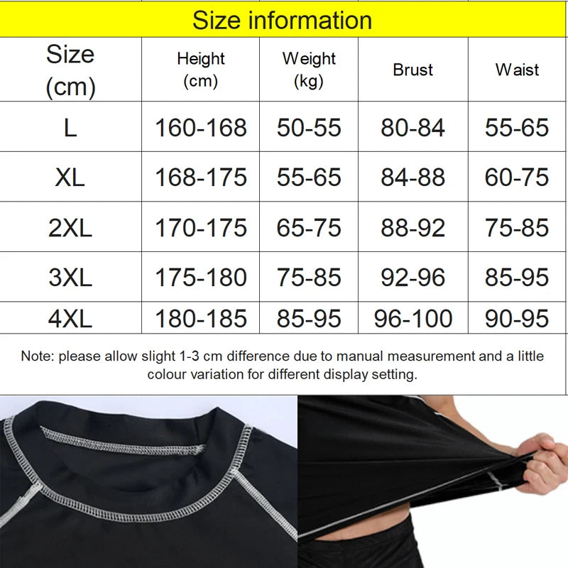 Men's Two Piece Athletic Surf Rash Guard Swim Set